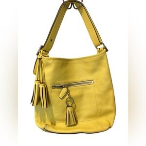 Coach Legacy Yellow Shoulder Tote Bag